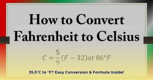 35 Cfs 35.5 Celsius to Fahrenheit: Quick Conversion and Formula - Lifestyle ...